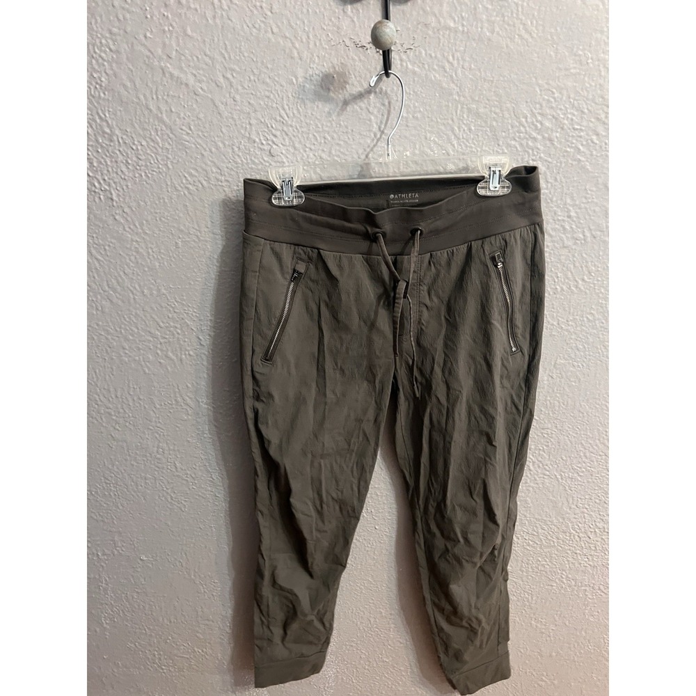 Athleta Army Green Jogger Pants Size 6‎ Women